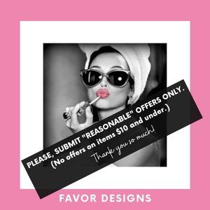 REASONABLE OFFERS ONLY